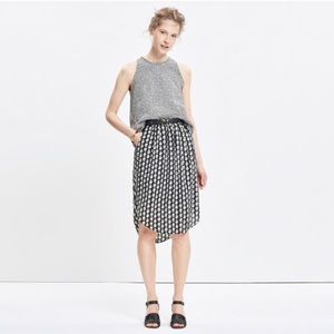 Madewell XS Silk Island Skirt
